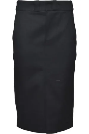 Maison Margiela Midi Skirt In Cotton Twill - Größe 36