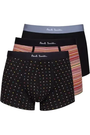 Paul Smith Pack 3 Boxers Baya Pois Uni noir M1A 914 N3PK55 79 - Größe L