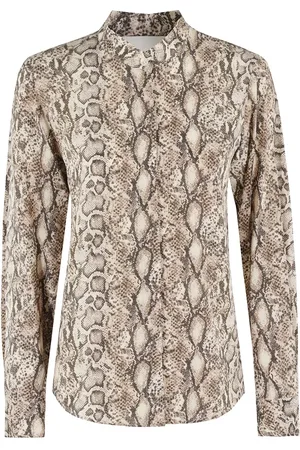 Isabel Marant Snake Print Silk Blend Blouse - Größe 36
