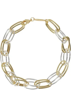 FEDERICA TOSI Halskette - Interlinked And Silver-Toned Necklace - Gr. unisize - in - für Damen