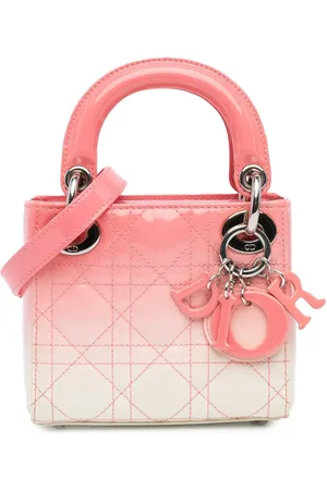 Dior Crossbody Bags - 2016 Micro Ombre Patent Cannage Lady Dior - Gr. unisize - in Gold - für Damen