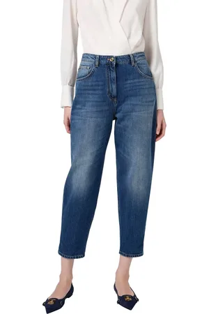 Elisabetta Franchi Jeans Boyfriend du00E9lavu00E9 Elisabetta Franch - Größe 25