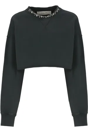 Golden Goose Black Nives Medium Crop Sweater - Größe M