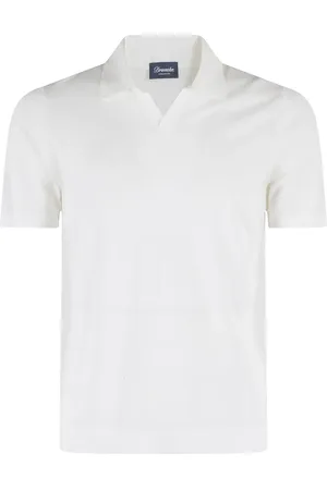 DRUMOHR Frosted Cotton Skipper Polo Shirt - Größe 46