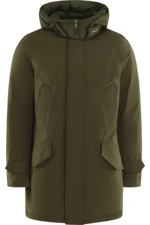 Woolrich Heren Polar High Collar Parka Groen - Größe L