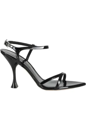 3Juin Sandalen - Naima Black Leather Sandal With Ankle Strap - Gr. 36 (EU) - in - für Damen