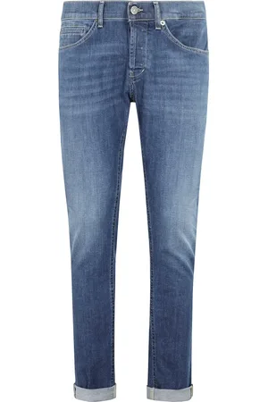 Dondup Skinny-Fit Medium Blue Stretch Denim Jeans - Größe 30