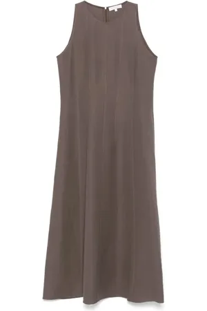 ANTONELLI Walnut Brown Monsen Midi Dress - Größe 42