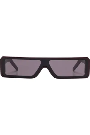 Rick Owens Sonnenbrillen - Sunglasses Gethshades Mahogany Temple/blk Lens - Gr. unisize - in Rot - für Damen
