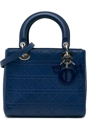 Dior Crossbody Bags - 2013 Medium Ultra Matte Calfskin Cannage Lady Dior - Gr. unisize - in - für Damen
