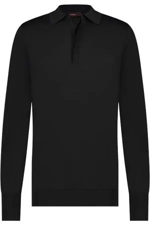 Aeden Nolano Polo Longsleeve Black - Größe S