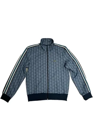 Lacoste Sweatjacke mit Jacquard-Monogramm und Logo-Detail - Größe 3