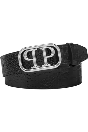 Philipp Plein Gürtel - Belts Blacknickel - Gr. 100 - in - für Damen
