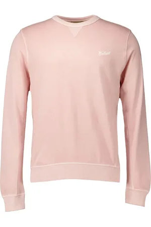 Woolrich Garment Dyed Crewneck Sweaters Oud Rose C - Größe L