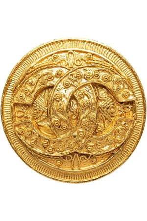CHANEL Charms - CC Round Brooch - Gr. unisize - in - für Damen