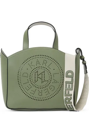 Karl Lagerfeld Shopper - K/CIRCLE KLEINE TOTE-BAG MIT LOCHMUSTER - Gr. unisize - in - für Damen