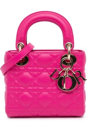 Dior Crossbody Bags - 2013 Mini Lambskin Cannage Lady Dior - Gr. unisize - in Gold - für Damen