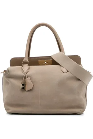 Hermès Crossbody Bags - 2013 Veau Grizzly and Swift Toolbox 33 - Gr. unisize - in - für Damen