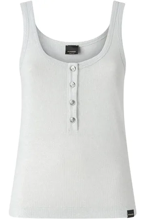 Pinko T-Shirts And Polos Argentometallizzato - Größe M