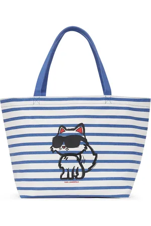 Karl Lagerfeld Shopper - IKON CHOUPETTE GESTREIFTER SHOPPER - Gr. unisize - in - für Damen