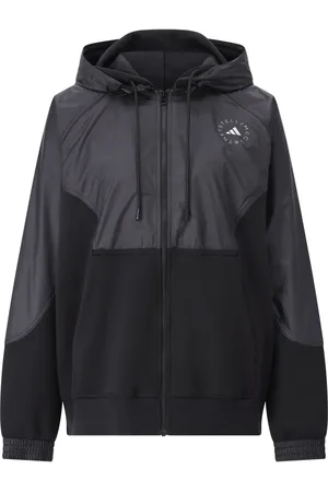 adidas Funktions-Sweatjacke mit Logo-Print - Größe M