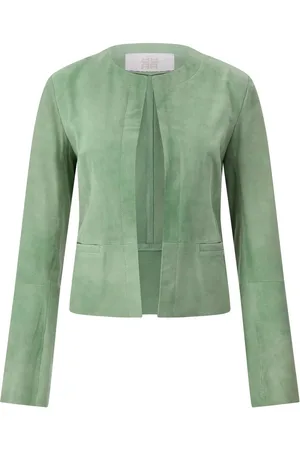 Riani Offenes Blouson aus Veloursleder - Größe 34