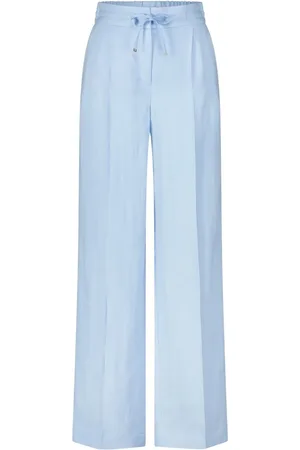 Riani Weite Stoffhose aus Leinen - Größe 36