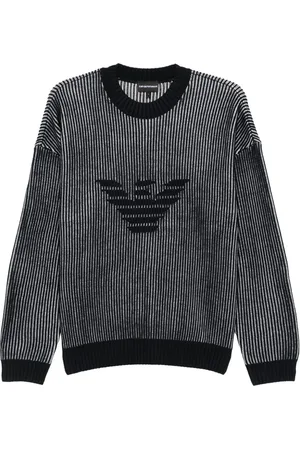 Emporio Armani Sweaters Aquila Navy - Größe L