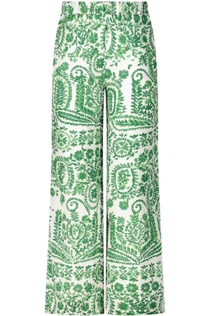 Stella Forest Weite Hose mit floralem Muster - Größe 34