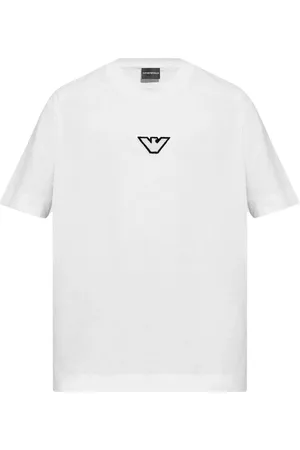 Emporio Armani T-Shirts And Polos Offwhite Eagle - Größe L