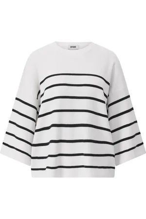 Drykorn Oversized Pullover Nilay mit Streifen - Größe L