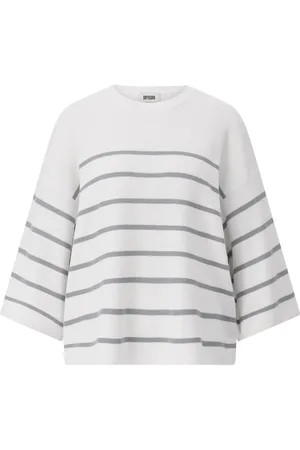 Drykorn Oversized Pullover Nilay mit Streifen - Größe L