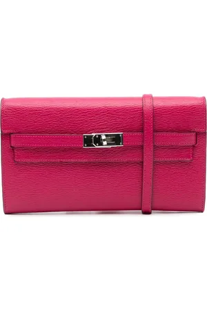 Hermès Portemonnaie - 2022 Chevre Mysore Kelly To Go Wallet - Gr. unisize - in Gold - für Damen