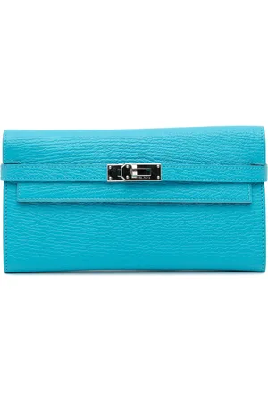 Hermès Portemonnaie - 2015 Chevre Mysore Kelly Longue Wallet - Gr. unisize - in - für Damen