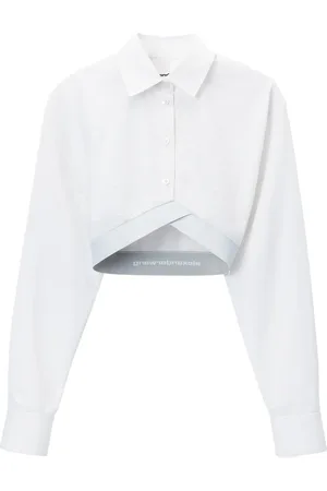 Alexander Wang Plain Cotton Blouse - Größe UK 4