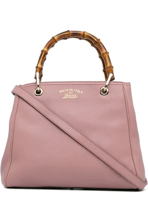 Gucci Shopper - 2000-2015 Small Calfskin Bamboo Shopper Satchel - Gr. unisize - in Gold - für Damen