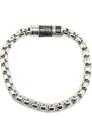 LOUIS VUITTON Armband - 2019 Monogram Eclipse Chain Bracelet - Gr. ONE SIZE - in Silber - für Damen