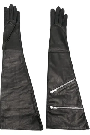 Rick Owens Handschuhe - Gauntlets Black - Gr. UK 7.5 - in - für Damen