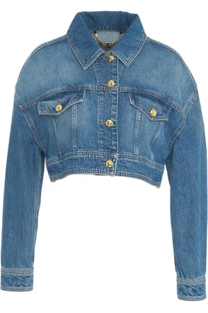 Elisabetta Franchi Cropped denim jacket - Größe IT 42