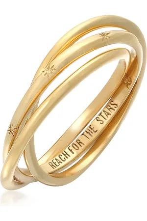 Haze & Glory Ring - Ring Wickelring - Reach for the Stars 375 Gelbgold - Gr. 52 MM - in - für Damen