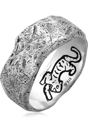 Haze & Glory Ringe - Ring Bandring - El Tigre Small 925 Silber - Gr. 60 MM - in Silber - für Damen