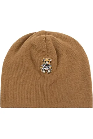 Moschino Caps & Mützen - Teddy Bear Logo Beanie - Gr. ONE SIZE - in - für Damen