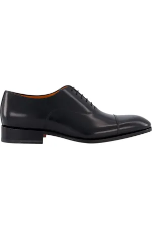 santoni Heren Oxford Racer Zwart - Gr. UK_10_5 - in