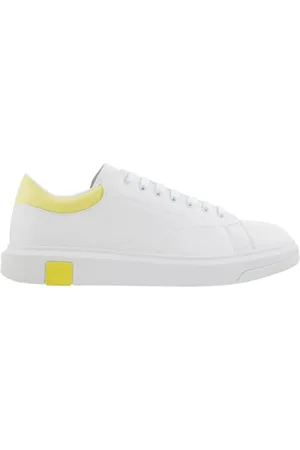 Armani Exchange Low-Top Sneaker - Sneakers Biancolime - Gr. US_10 - in - für Damen