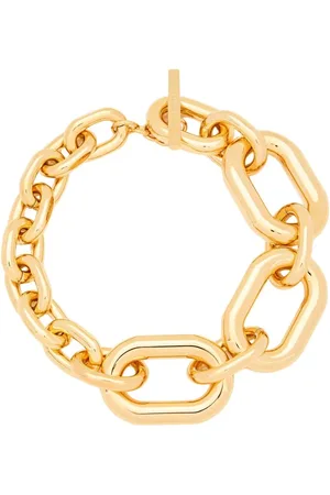 Paco rabanne Armband - Interlocking Link Bracelet With Polished Fini - Gr. ONE SIZE - in - für Damen