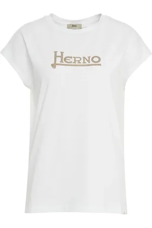 HERNO T-shirt with rhinestones - Größe IT 40