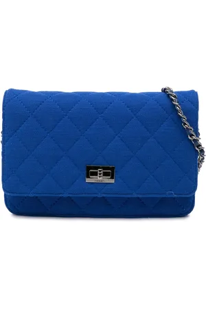 CHANEL Portemonnaie - 2013-2014 Reissue 2.55 Quilted Jersey Wallet On Ch - Gr. unisize - in - für Damen