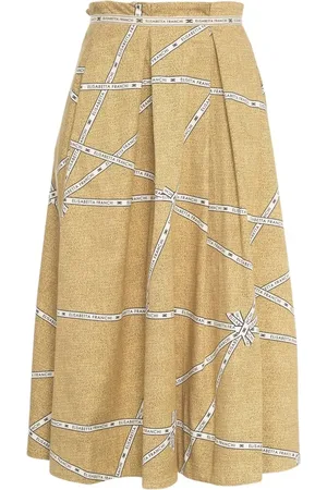Elisabetta Franchi Cotton skirt with print - Größe IT 40
