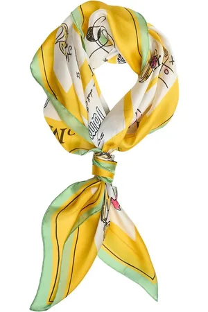 Moschino Tücher & Schals - Silk scarf with print - Gr. unisize - in - für Damen