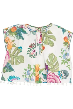 Farm Rio Blouse with floral print - Größe M